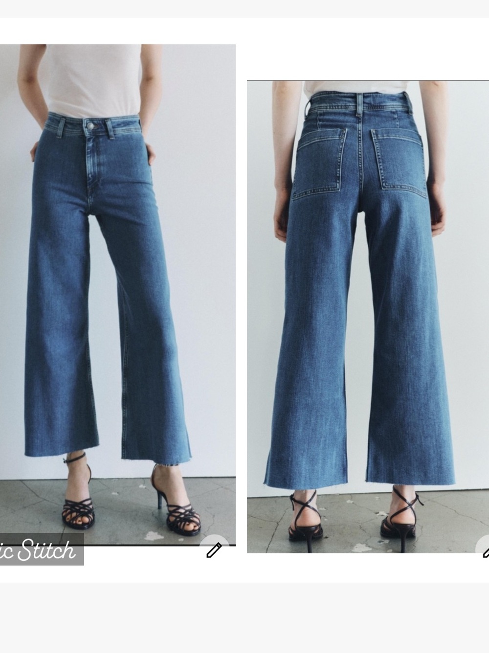 Zara Marine Straight Jeans